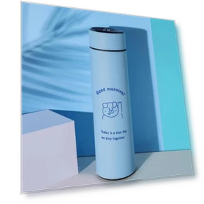 Smart Temperature Display Thermos Mug — Beverage Warmers, Build My Home