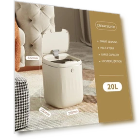 Smart Trash Can with UV Light — Waste Baskets, Homedepot