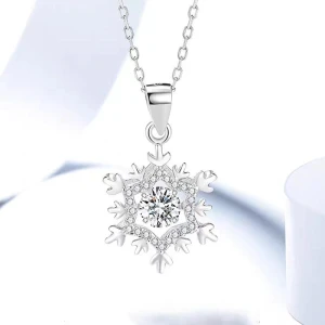 Snowflake Smart Necklace, Lucky Star Jewelry