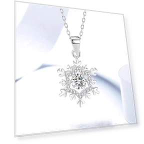 Snowflake Smart Necklace — Smart Jewelry, Lucky Star Jewelry
