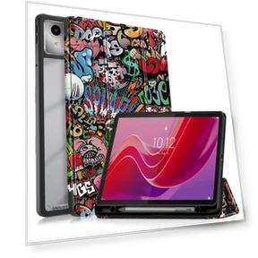 Trifold Paint Leather Acrylic Hard Back Smart Cover — Protective Cases, JHHC