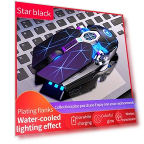 Wireless Silent Gaming Mouse with Seven-Color RGB Backlight — Gaming Mice, High-quality life products