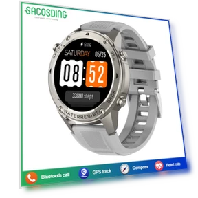 Amoled 1.43-inch Screen Smart Watch with Real GPS — Smartwatches, SACOSDING