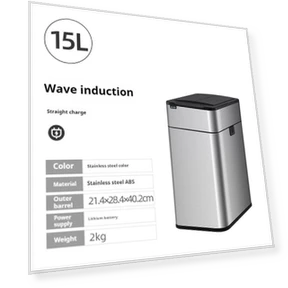 Automatic Sensor Trash Can — Kitchen Cans, Refreshing Home