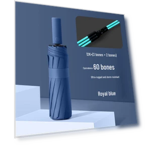 Automatic Umbrella with Triple Folding — Umbrellas, AI Supermarket