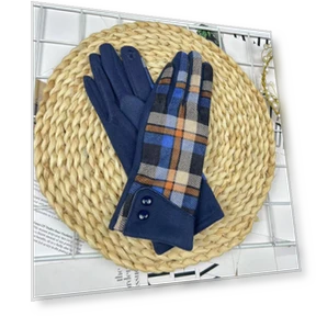 Checkered Women's Gloves — Gloves & Mittens, Female s