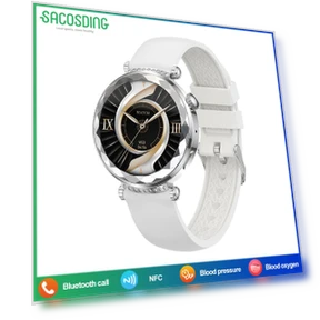 Fashion Women's Smart Watch with Amoled HD Display — Wearable Accessories, SACOSDING