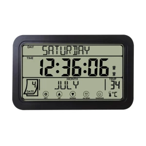 Large Digital Wall Clock with Touch Screen, DC-HOME-4