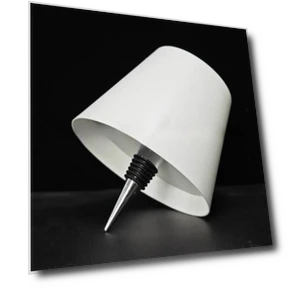 LED Touch Desk Lamp with Metal Bottle — Desk & Table Lighting, Elegant Living House