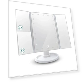 Makeup Mirror with Light — Compact & Travel, Vinde Home