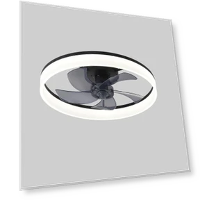 Modern LED Ceiling Fan with Silent Chandelier — Ceiling Fans, Luminaire Lighting Mall