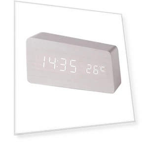 Modern Wooden LED Smart Alarm Clock — Clocks, AKA005