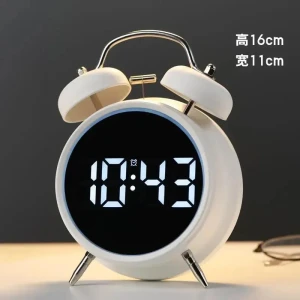 Multifunctional Expressive Alarm Clock with Night Light, Simplistic Living Home