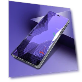 Smart Mirror Shockproof Phone Case — Basic Cases, Wolf fashion