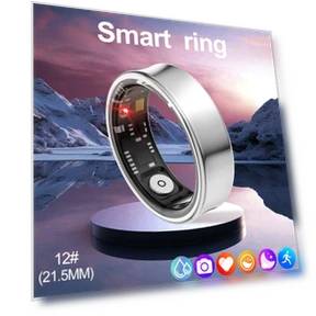 Smart Ring with Pulse, Blood Oxygen, Sleep Monitoring, Fitness Tracker — Smart Rings, SACOSDING