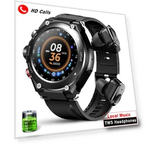 Smart Watch 2 in 1 Wireless Headset — Smartwatches, Tiktop2