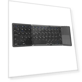 Ultra-Thin Bluetooth Keyboard Tri-Fold with Touchpad — Keyboards, Smarter than future