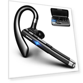 Bluetooth Headset with Over-Ear Hook — Headsets, Smarter than future