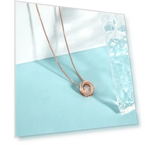 Dancing Petals Pendant Necklace — Smart Jewelry, Wipon