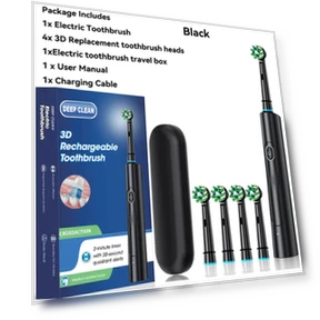 Electric Toothbrush with Rotating 3D Head — Electric Toothbrush Heads, Chic Interiors