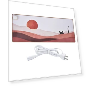 Heated Desk Mat with 3 Speed Settings and Touch Control — Lapdesks, Vestidos