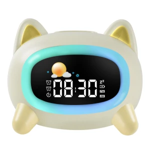 Kids Alarm Clock with Night Light, Daily necessities-V