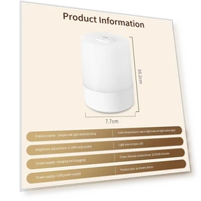 Rechargeable Touch Night Light with Remote Control — Lamps & Shades, TOP-MALL-001