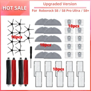 Roborock S8 / S8 Pro Ultra / S8+ Robot Vacuum Accessories Kit, Modern Home Furnishing