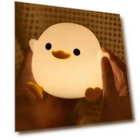 Silicone Night Light Duck with Timer — Night Lights, DC-HOME Textile