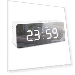 Smart LED Bedside Alarm Clock — Alarms & Clocks, Daily necessities-V