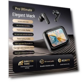 Smart Touch ANC+ENC Wireless Bluetooth Headset — Headsets, Polaris star