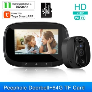 Smart Wi-Fi Doorbell with Camera, Jakemy