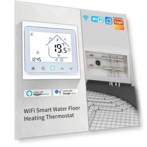 Smart WiFi Thermostat — Home Climate Control, Modern Home Furnishing