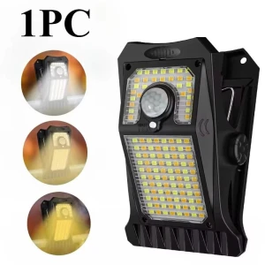 Solar Security Smart Motion Lights, LIUXING Fire Solar Lamp