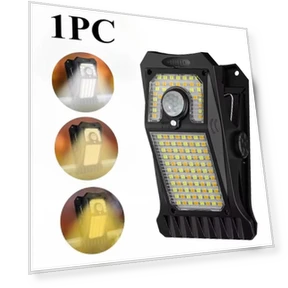 Solar Security Smart Motion Lights — Outdoor Security & Flood Lighting, LIUXING Fire Solar Lamp