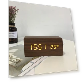 Square LED Smart Alarm Clock — Clocks, Daily necessities-V