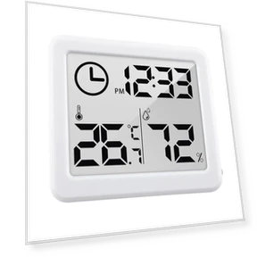 Ultra-thin Digital Thermometer Hygrometer — Home Climate Control, TOP-MALL-001