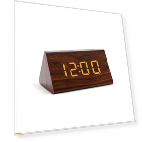 Voice Controlled Wooden Alarm Clock — Clocks, Daily necessities-V