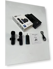 Wireless 3.5mm Collar Microphone with Intelligent Noise Cancellation — Microphones, Smarter than future