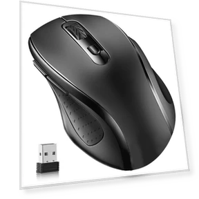 Wireless Ergonomic Silent Mouse — Computer Mice, Chic Interiors