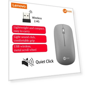 Wireless Silent Mouse — Computer Mice, Lenovo