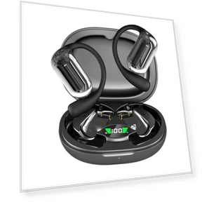 AI Translation Earbuds with Ear Hook — In-Ear Headphones, Good Household Items