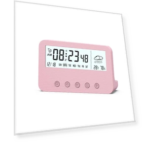 Digital Alarm Clock with Temperature and Humidity Display — Alarms & Clocks, Tondo