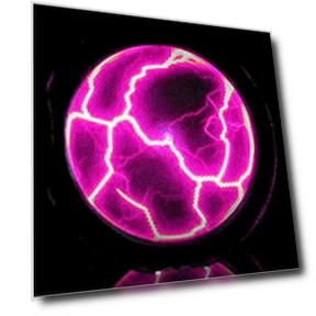 Miniature Pocket Plasma Disc with Touch Lighting — Sing-Along Systems