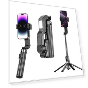 Portable 3-in-1 Selfie Stick Stabilizer — Selfie Sticks, AE Selection