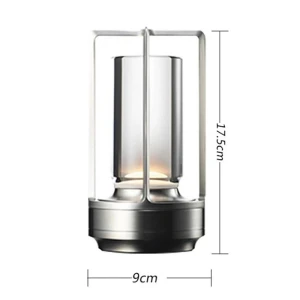 Rechargeable Wireless LED Desk Lamp with Touch Dimming, Warmya