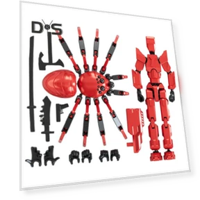 Robot Spider Figure with Accessories — Collectible Statues, Play with You