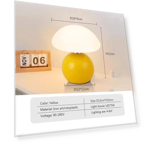 Scandinavian LED Touch Desk Lamp — Desk & Table Lighting, Cosy Homes