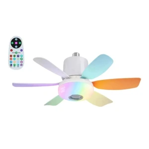 Smart Ceiling Fan with LED Light and Bluetooth — Smart Fan, Stone Home