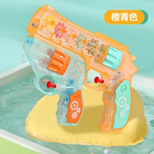 Transparent Gear Revolver Pressing Daughter-Mother Water Can Be Separated Double Summer Children S Beach Water Toy, Modern world22